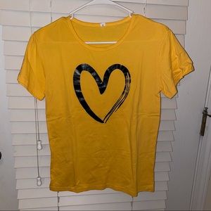Yellow Heart Shirt